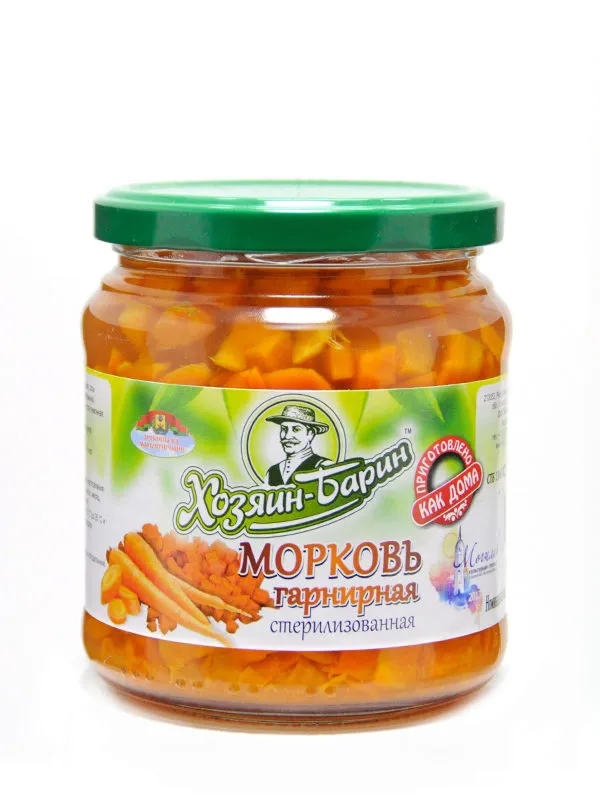 морковь гарнирная стерилизованная в Республике Беларусь