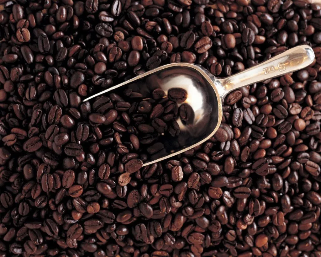 зерновой обжаренный кофе арабика, сорт А в Эфиопии