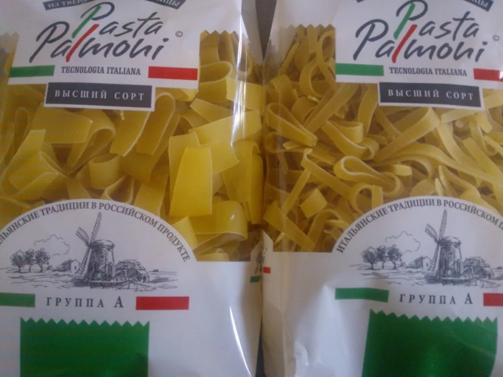 фотография продукта макароны  Форцелли тм "Pasta Palmoni"