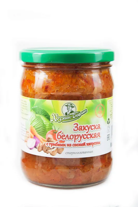 фотография продукта Закуска белорусская с грибами 
