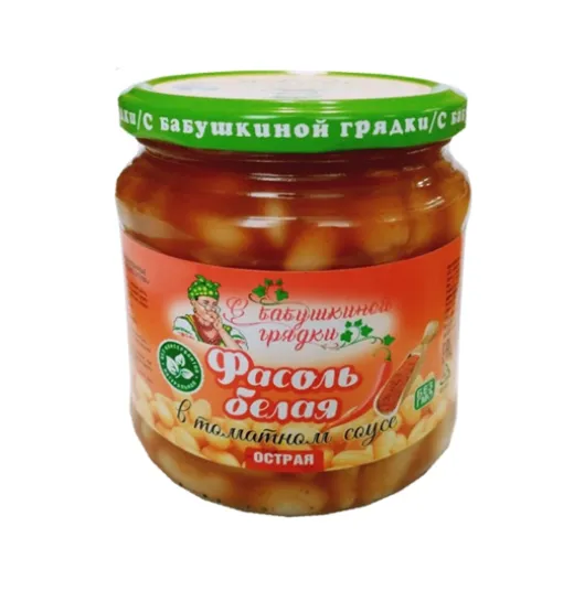 фотография продукта Фасоль белая в томатном соусе ОСТРАЯ