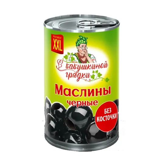 Фотография продукта Маслины без косточки (350 грамм)