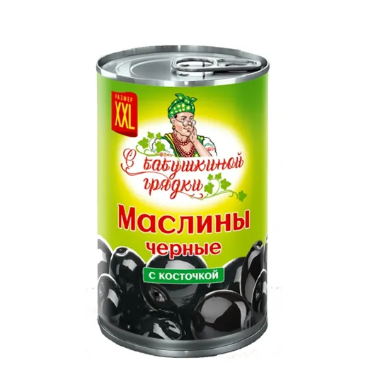 Фотография продукта Маслины с косточкой (350 грамм)