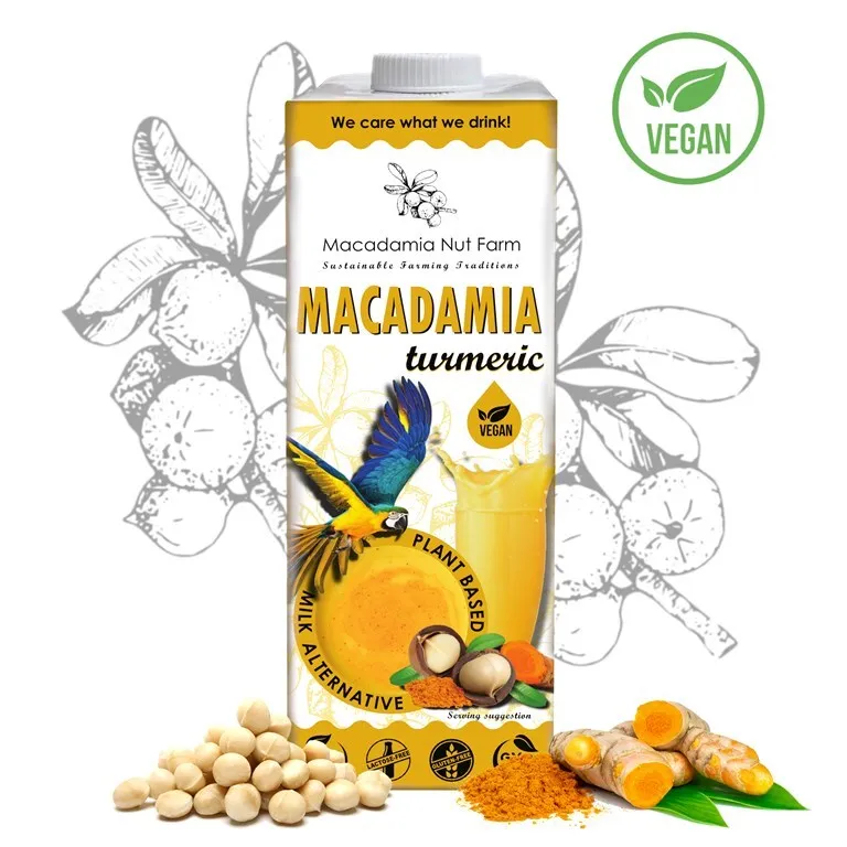 Фотография продукта Растительное молоко Макадамия с куркумой