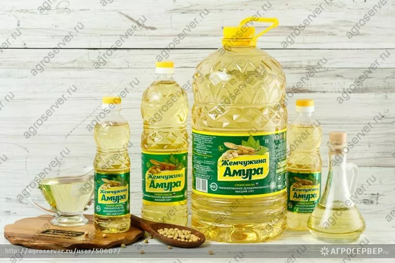 фотография продукта Соевое масло раф и дез жемчужина амура5л