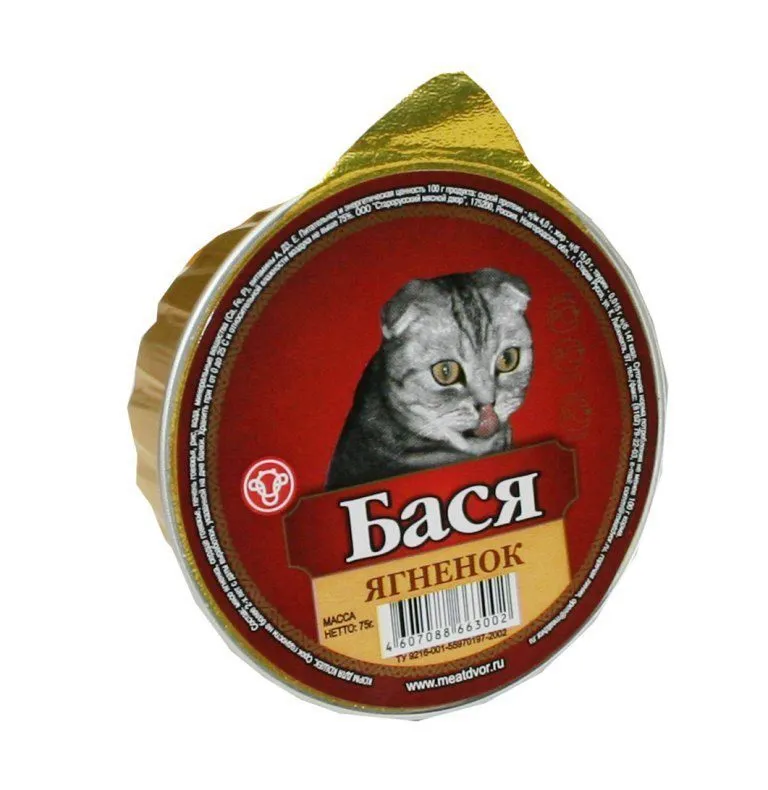 Фотография продукта корма для кошек "бася"