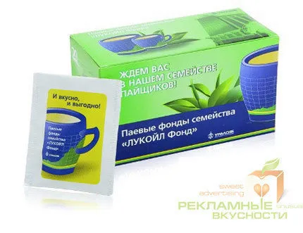 фотография продукта Чай в пакетиках с логотипом